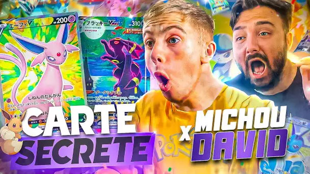 DAVID LAFARGE Feat MICHOU ! OUVERTURE DE CARTES POKEMON SECRETE RARE EEVEE HEROES !