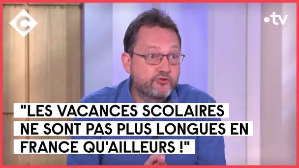 Vacances scolaires : faut-il revoir le rythme ? - Éric Charbonnier - C à Vous - 28/06/2023