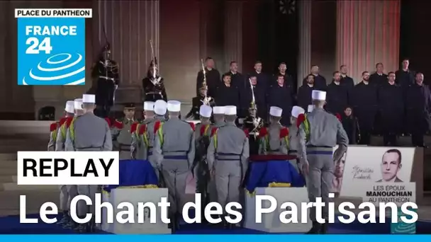 Le Chant des Partisans interprété lors de la panthéonisation de Missak Manouchian • FRANCE 24