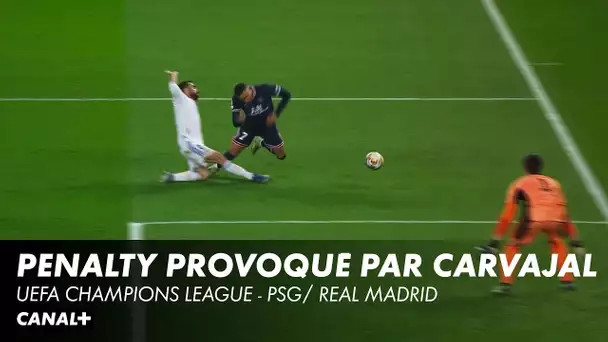 Le penalty de Messi arrêté par Courtois ! - PSG / Real Madrid