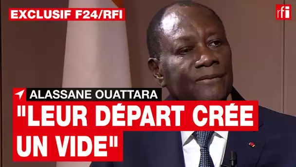 «Le départ de Barkhane et Takuba crée un vide», selon le président ivoirien Alassane Ouattara