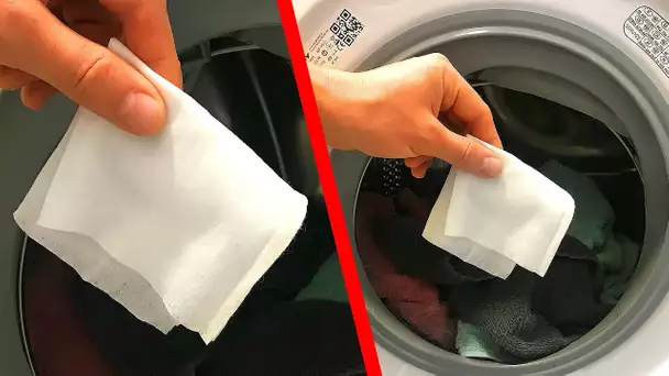 Mets des Lingettes Dans la Machine à Laver, et Regarde ce qui se Passe