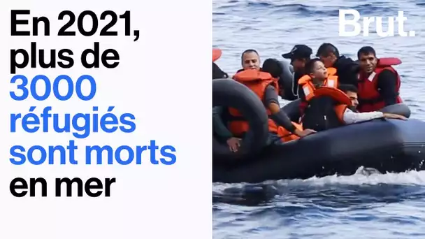 Plus de 3000 réfugiés en route vers l'Europe sont morts en mer en 2021