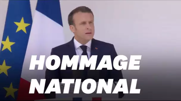 Macron rend un hommage national aux soldats tués
