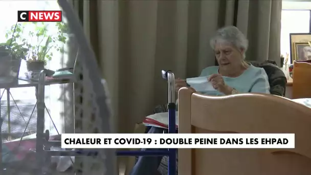 Ephad : pic de chaleur et covid-19, le double vigilance