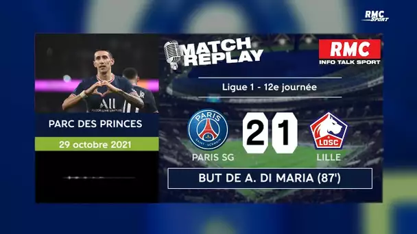 PSG 2-1 Lille : Le goal replay de la victoire à l’arrachée de Paris avec les commentaires RMC