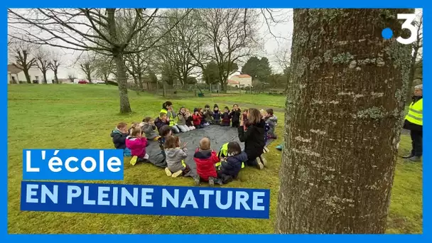 Découvrir : cette école pratique "l'école dehors" en Vendée