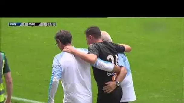 Blessure de Florian Thauvin le 14 juillet contre les Glasgow Rangers