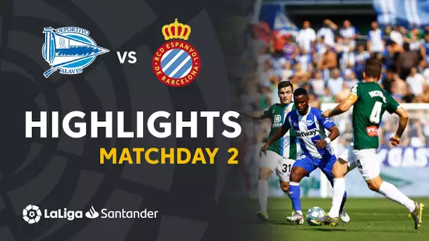 Highlights Deportivo Alaves vs RCD Espanyol (0-0)