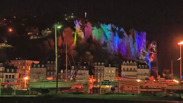 Les falaises du Tréport mises en lumière