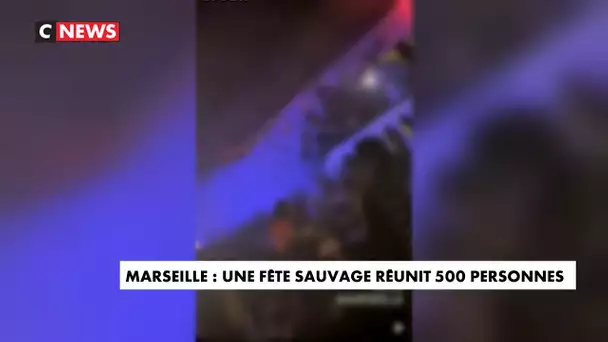 Marseille : une fête sauvage réunit 500 personnes