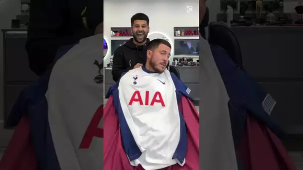 Eden Hazard se fait avoir comme un amateur 😭 (🎥 Tiktok : astarbarbers) #shorts #football #hazard