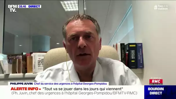 "Ce n'est pas normal que nous en soyons à quémander des trucs qui coutent rien" s'agace le Dr Juvin