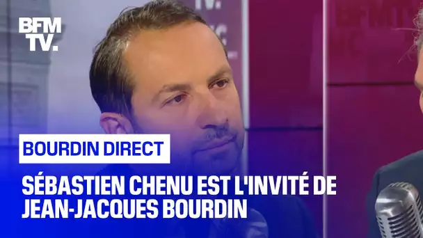 Sébastien Chenu face à Jean-Jacques Bourdin en direct