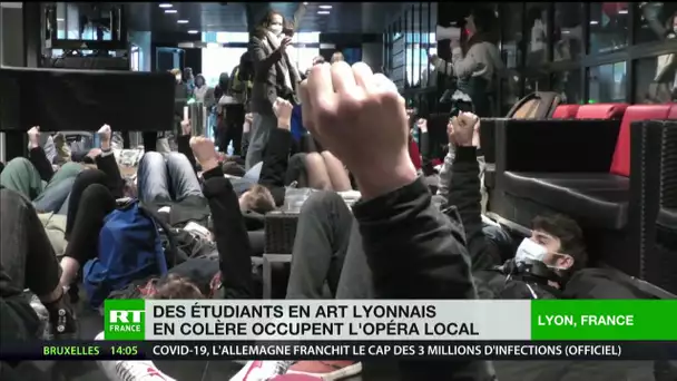 Lyon : des étudiants en art occupent l’opéra pour alerter sur leur sort