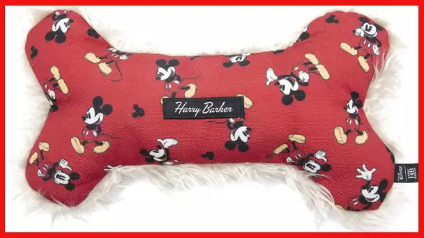 Harry Barker Disney Mickey Mouse Fun Rope and Bone Toys, Red (04-3365-04)