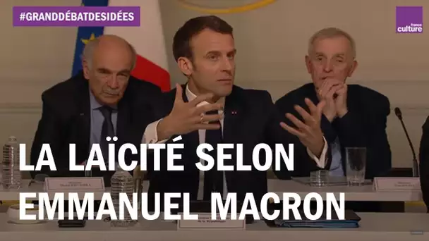 #GrandDébatDesIdées : la laïcité selon Emmanuel Macron