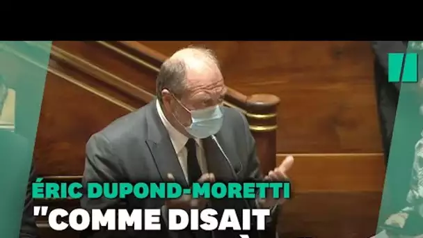 Dupond-Moretti cite sa grand-mère pour tacler Zemmour après son meeting