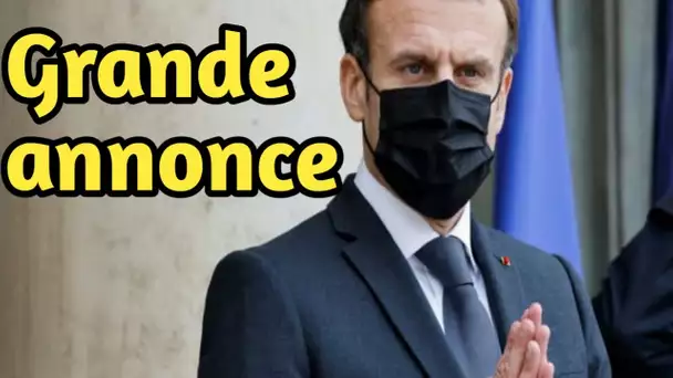 Emmanuel Macron : la grosse annonce qui vient de tomber aujourd’hui