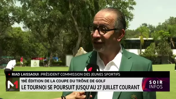 Coupe du Trône de golf 2024 : le tournoi se poursuit jusqu´au 27 juillet