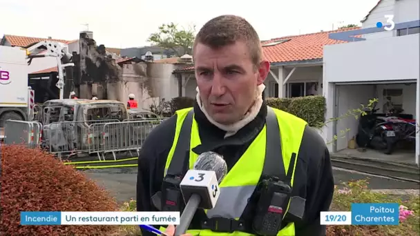 Le bar et restaurant la Table basque de La Rochelle détruit par un incendie