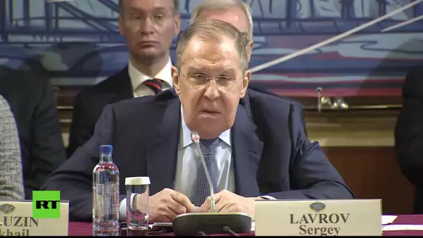 EN DIRECT : réunion de Lavrov avec les chefs de missions diplomatiques