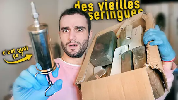 J'ai reçu un colis de vieux matériel médical (c'est flippant...)