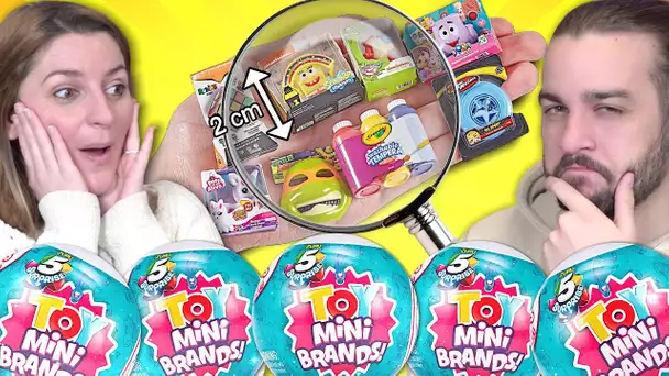 ON A ACHETÉ LES PLUS PETITS JOUETS DU MONDE ! UNBOXING SURPRISE TOY MINI BRANDS