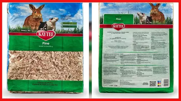 Kaytee Small Animal Pine Pet Bedding & Litter, 52.4 Liters