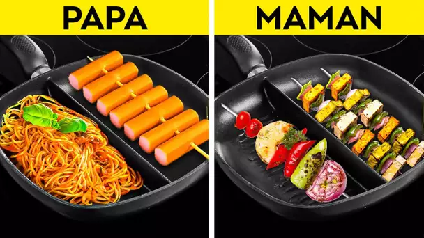 Maman VS Papa Astuces de Parentalité et Gadgets de Cuisine