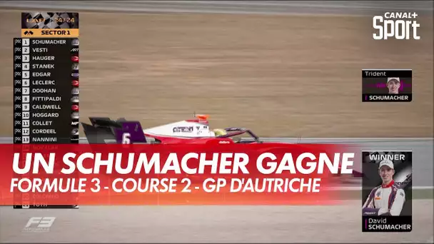 David Schumacher s'offre la 2ème course de F3 en Autriche