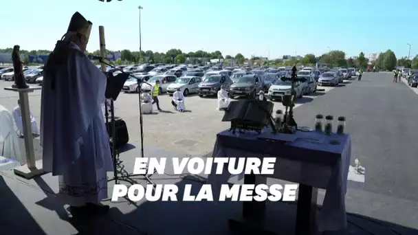 Aller à la messe en drive-in, ça vous dit?