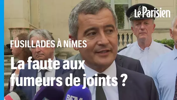 Darmanin annonce des renforts à Nîmes « pour pilonner les points de deal »