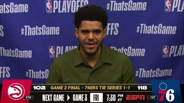 Tobias Harris on His 22 PT Performance in Game 2! | Postgame Press Conference