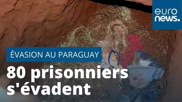 Un "prison break" au Paraguay : 80 prisonniers s'évadent par un tunnel