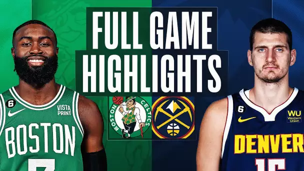 CELTICS at NUGGETS | FULL GAME HIGHLIGHTS | January 1, 2023