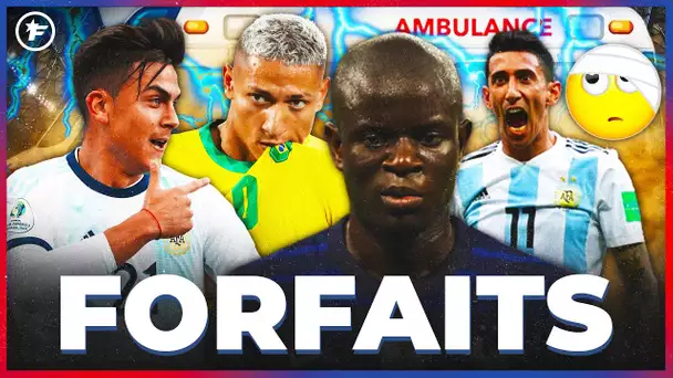 L'INCROYABLE HÉCATOMBE de BLESSSÉS avant la Coupe du Monde | JT Foot Mercato
