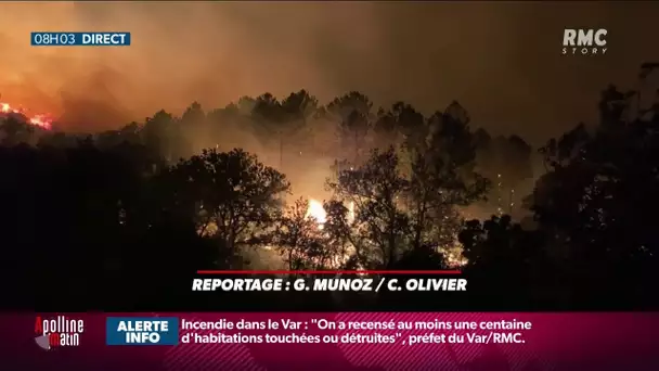 Incendie dans le Var : retour sur la nuit prise entre les flammes et les évacuations des habitants