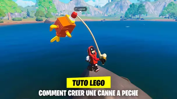 COMMENT DEBLOQUER ET CREER UNE CANNE A PECHE ! (LEGO FORTNITE)