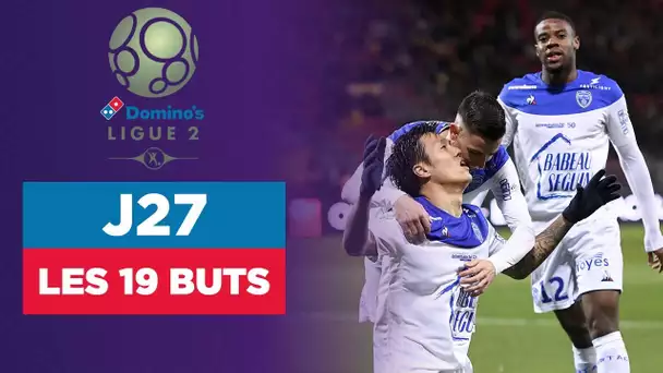 Domino's Ligue 2 (J27) : Retrouvez les 19 buts de la soirée !
