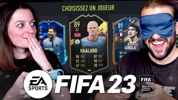 QUI FERA LA MEILLEURE DRAFT A L'AVEUGLE SUR FIFA 23 ? GUILLAUME VS KIM