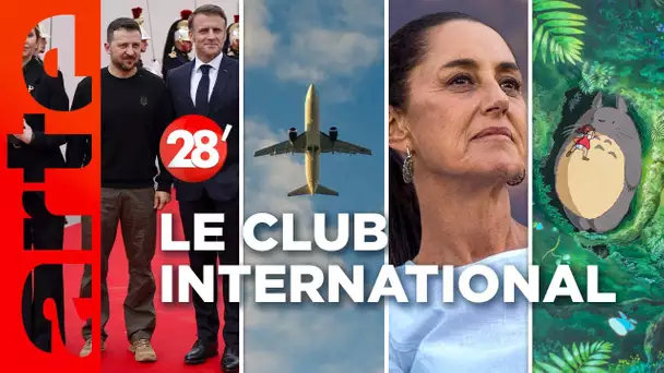 Trafic aérien, guerre en Ukraine, Euro 2024, Studio Ghibli | Le Club International - 28 minutes ARTE