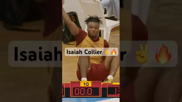 USC Guard Isaiah Collier With The TOUGH Lay To Finish The Quarter! ✌️🔥| #Shorts