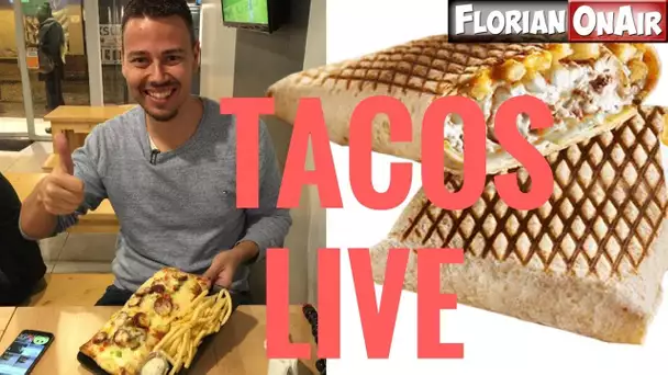 Un TACOS XL en LIVE + Tirage pour le Bus Burger