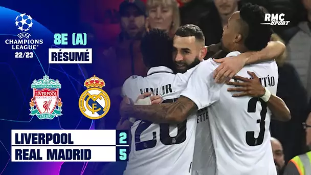 Résumé : Liverpool 2-5 Real Madrid - Ligue des champions (8e aller)
