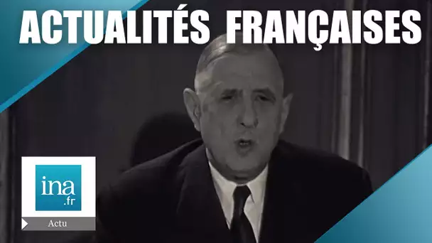 Les Actualités Françaises du 04/01/1961 : Référendum et essai nucléaire en Algérie | Archive INA