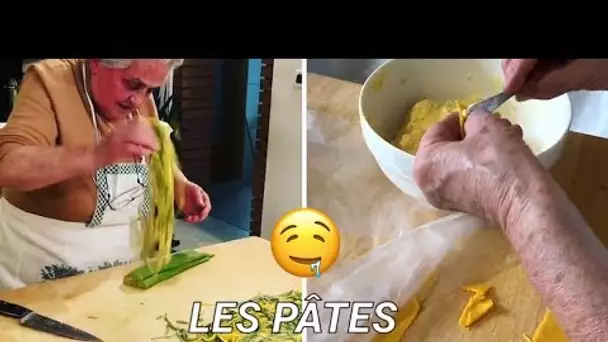 Elle filme les recettes traditionnelles de pâtes en parcourant l’Italie