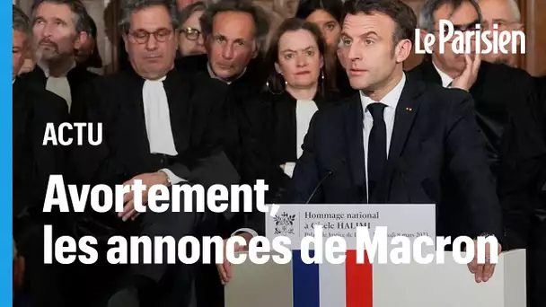 Droit à l'IVG: Emmanuel Macron annonce un projet de révision de la constitution