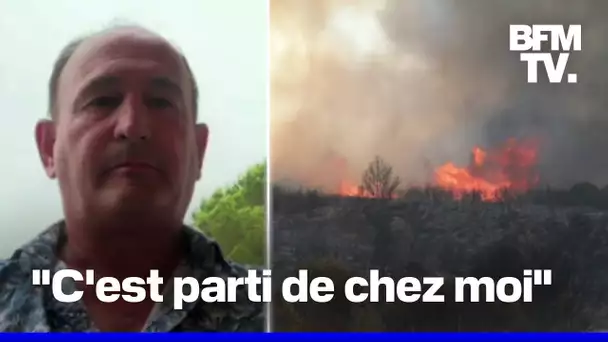 Aude: la désolation d'Alain Coste, maire de Ribaute, la commune d’où est parti l’incendie