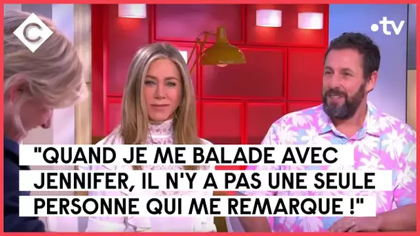 Jennifer Aniston, Adam Sandler et Aymeric Lompret - C à Vous - 15/03/2023